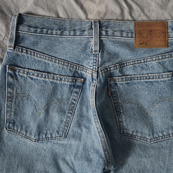 LEVI'S 501 Distressed Skinny Jeans | SZ 24 x 28 - Picture 5 of 9